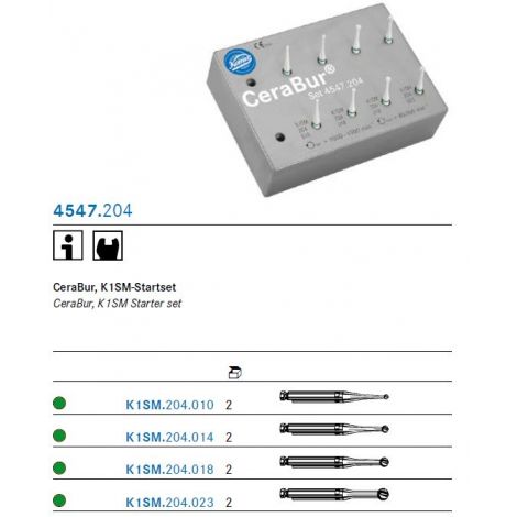 KOMET CeraBur Starter-Set 4547.204