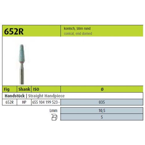 JOTA Steine Konus rund braun 652R.104.035