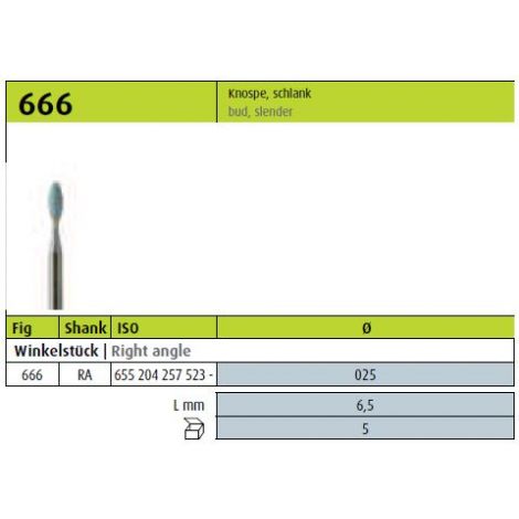 JOTA Steine Knospe schlank grün 666.204.025