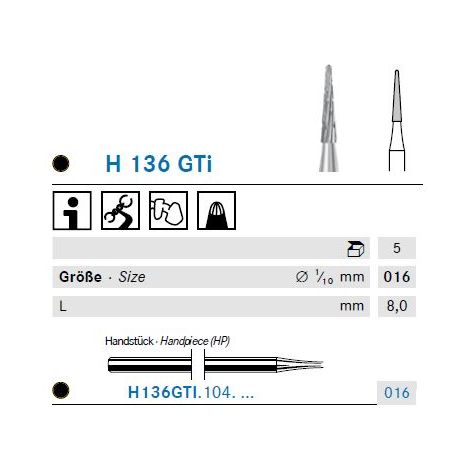 KOMET Hartmetall Fräser H136GTi.104.016